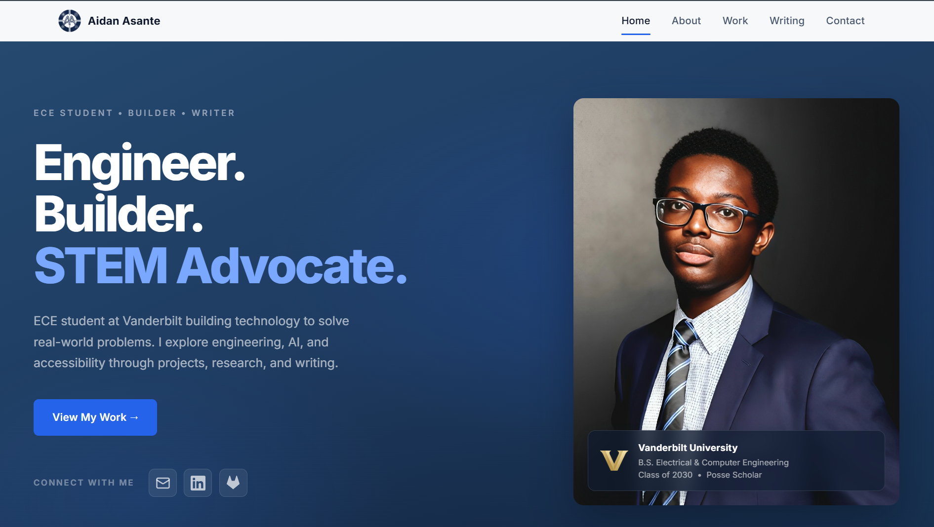 Personal portfolio website